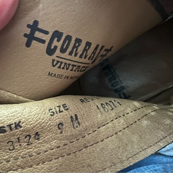 Corral Western Cowboy Boots Booties Women’s 9 - Picture 9 of 10